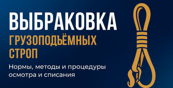 Браковка грузоподъёмных стропов: нормы, правила, осмотр и списание